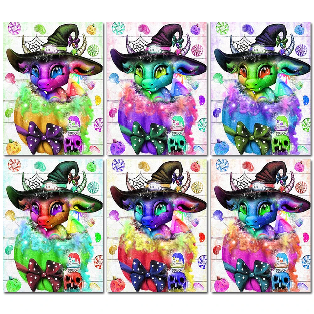 

Набор для алмазной живописи QIZITENG 5D с изображением динозавра