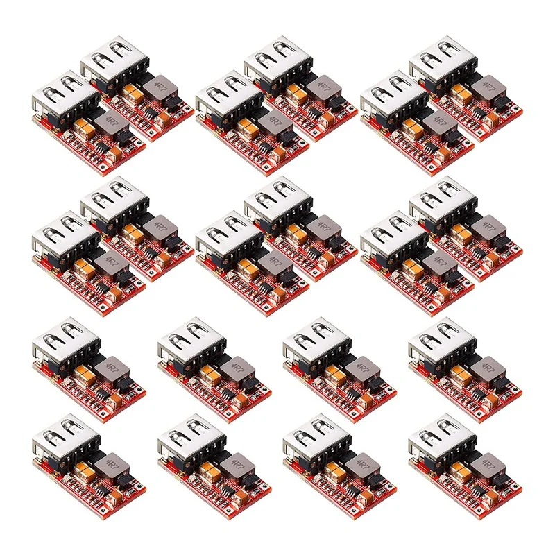 

DC-DC Buck Voltage Regulator Module 6-24V 12V/24V to 5V 3A USB Charger Module Buck Converter Regulator