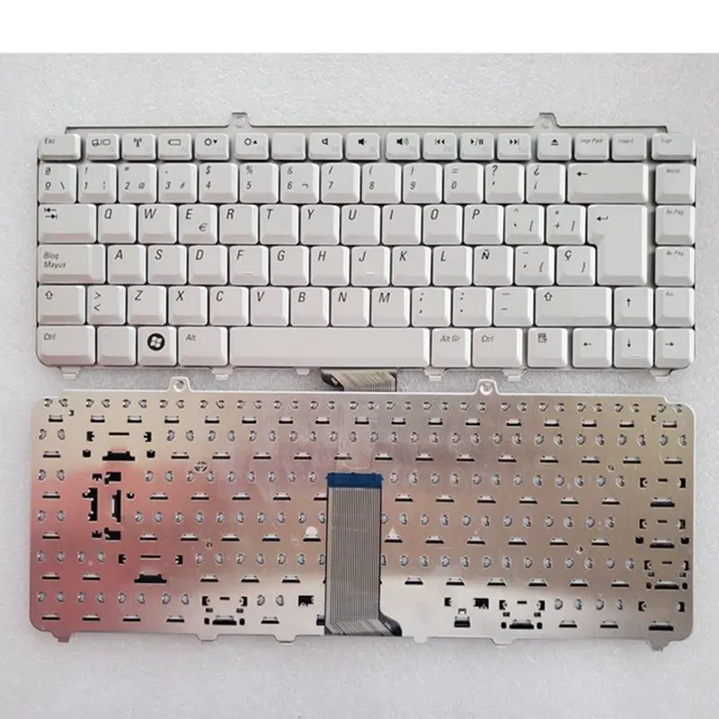 Испанская клавиатура для ноутбука Dell inspiron 1400 1520 1521 1525 1526 1540 1545 1420 1500 Серебряный SP