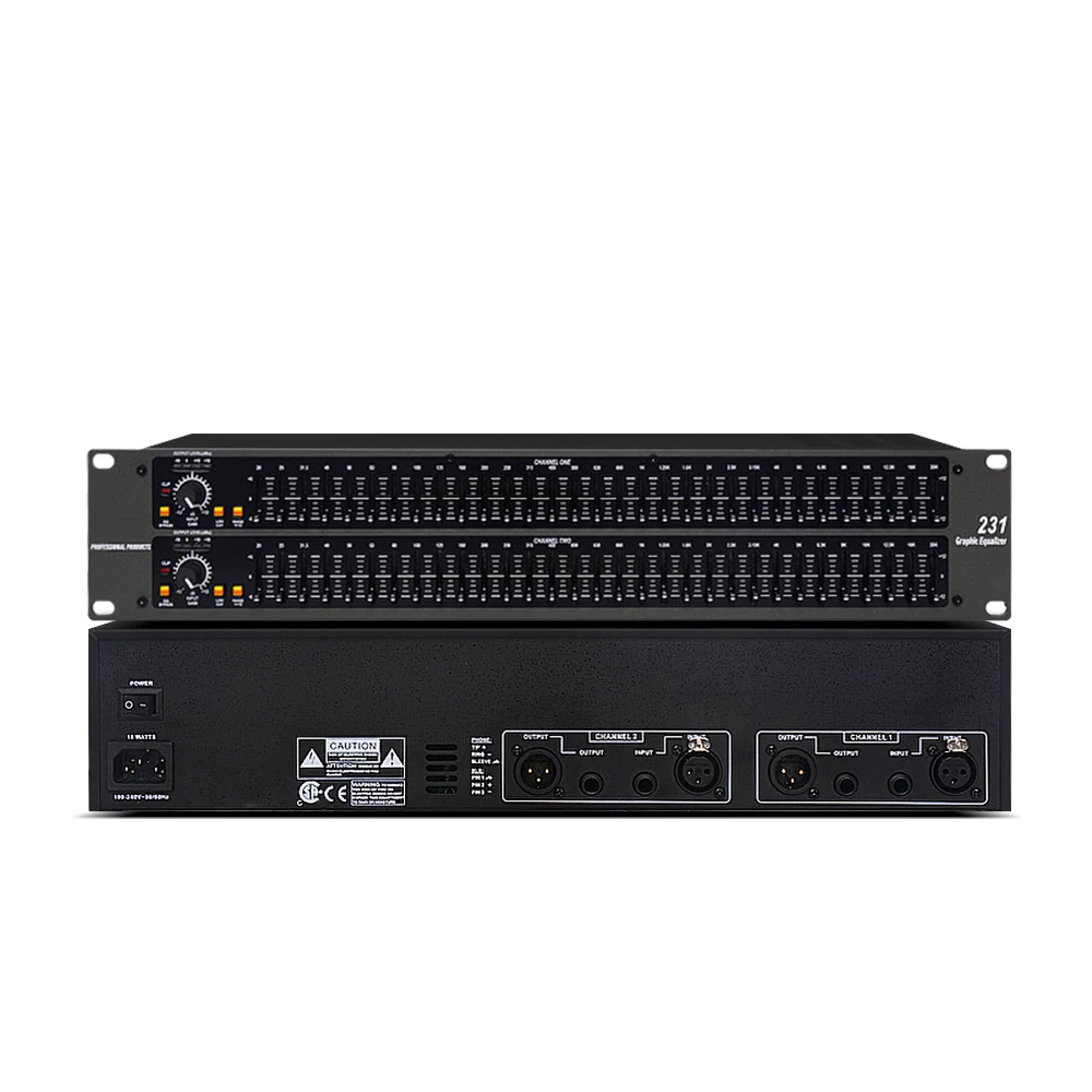 215 Профессиональный эквалайзер обеспечивает сценический аналоговый