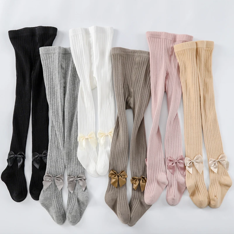 Колготки для девочек теплые колготки принцессы Bowknet маленьких малышей Сезон