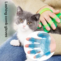 new portable pet cleaning and beauty products economical five finger brush hair removal massage cat and dog comb