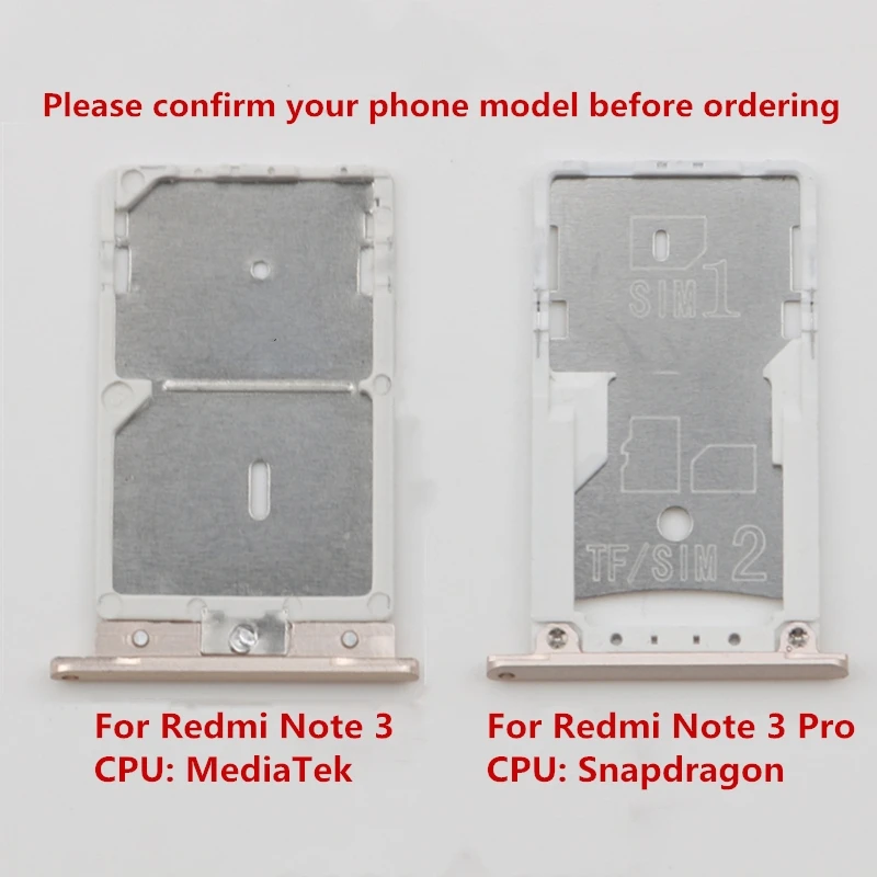 Держатель лотка для SIM-карты Xiaomi Redmi Note 3 Pro Prime держатель слота карт Nano Micro SD адаптер