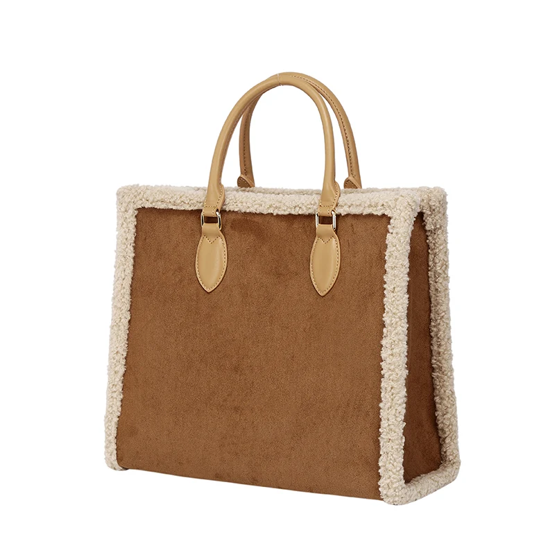 

High Capacity Casual Tote Bag for Women Fashion Vintage Pu Leather Lady Handbag and Purse Winter Travel Crossbody Bags