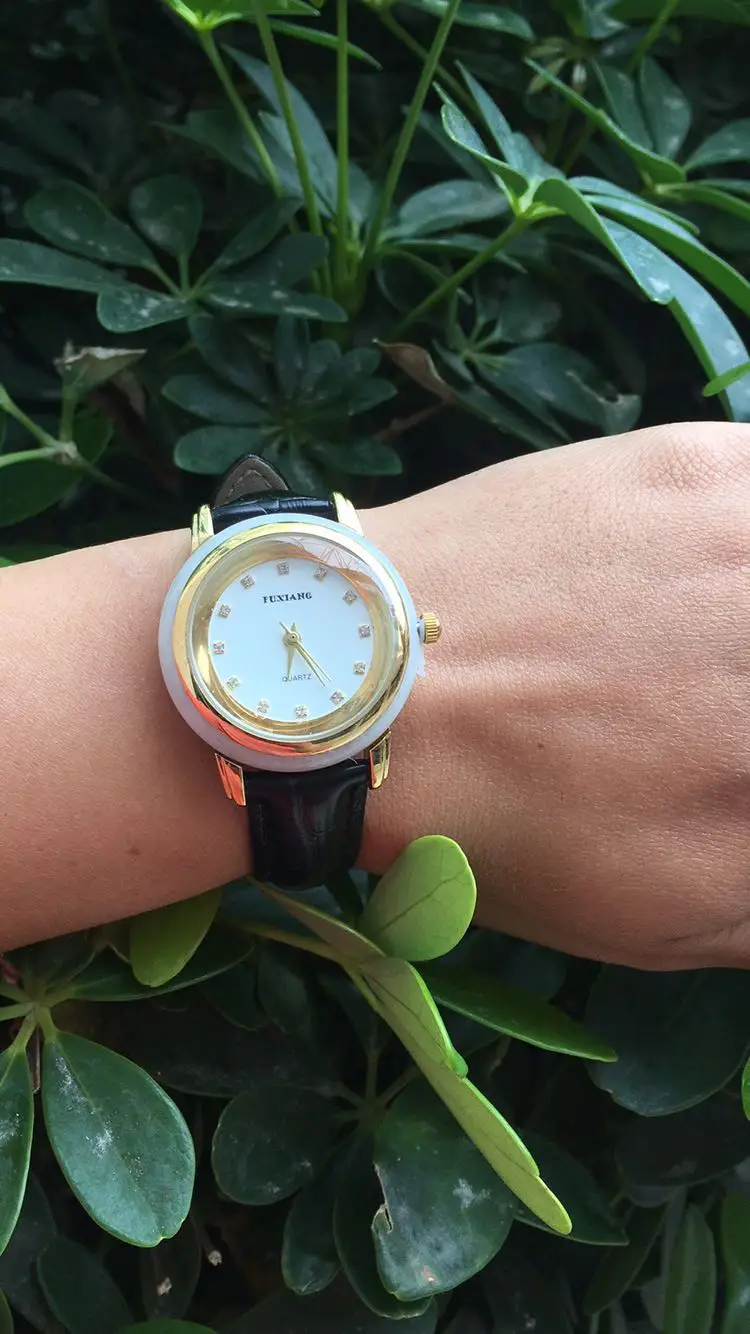 

BRAND NATURAL JADE WATCH WOMEN QUARTZ WATERPROOF TOP BUSINESS MEN WATCHES JADE COUPLE WRISTWATCH NEW LUXURY PERSONALITY MS CLOCK