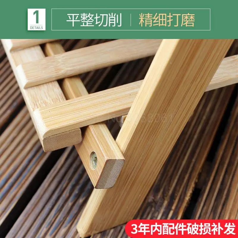 Полка для цветочных горшков из бамбука твердой древесины многослойное