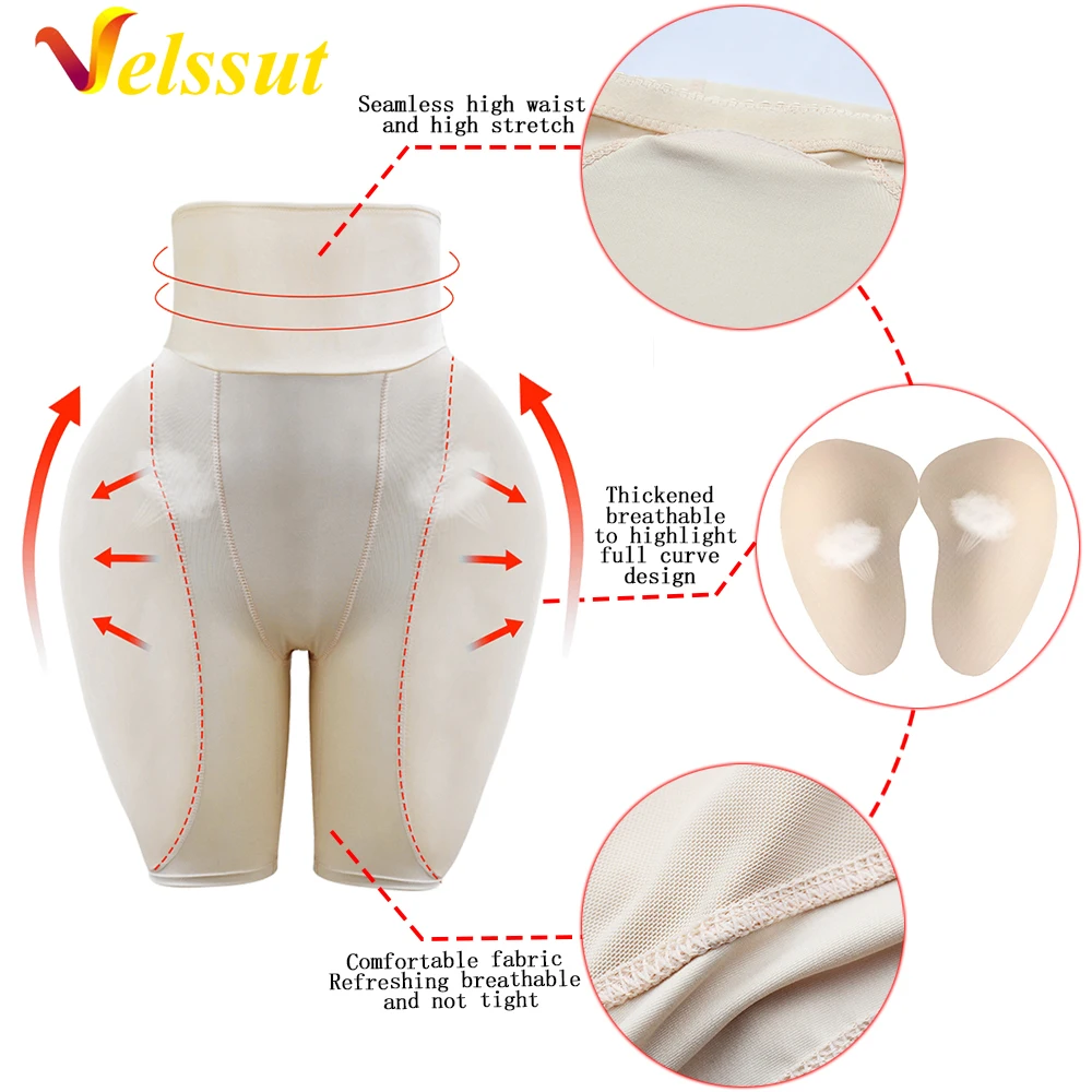 Velssut Butt Lifter Shapewear for Women Hight Waist Tummy Control Panties Body Shape Booty Lift Shorts But Enhancer Underwear