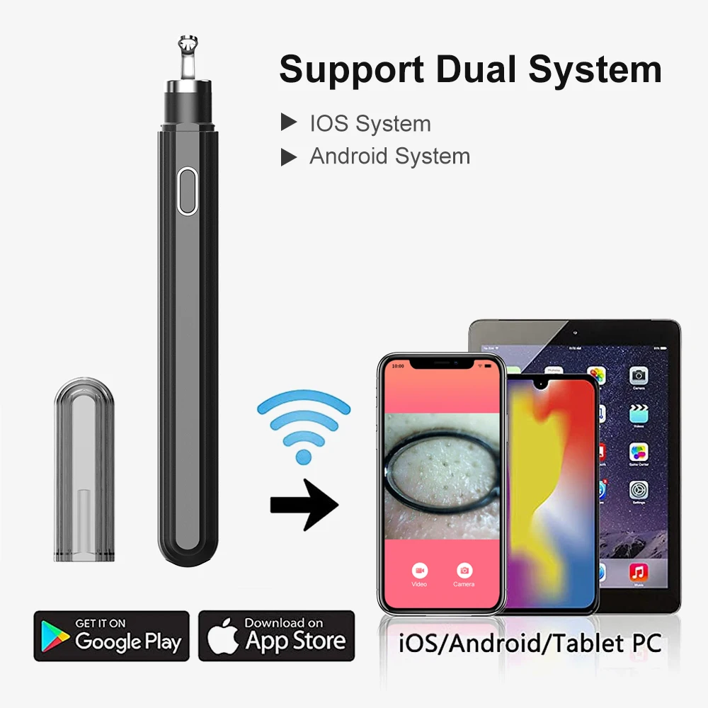 Умный визуальный аппарат для удаления черных точек очищения акне косметический