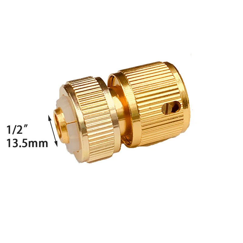Brass 1/2 hose Quick Connector Garden tap Irrigation 16mm adapter 1pcs | Water Connectors