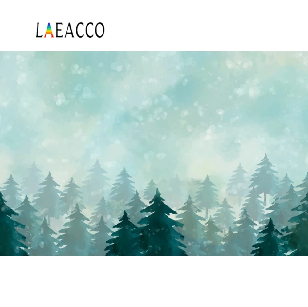 Laeacco фон для детской портретной фотосъемки с изображением дерева леса