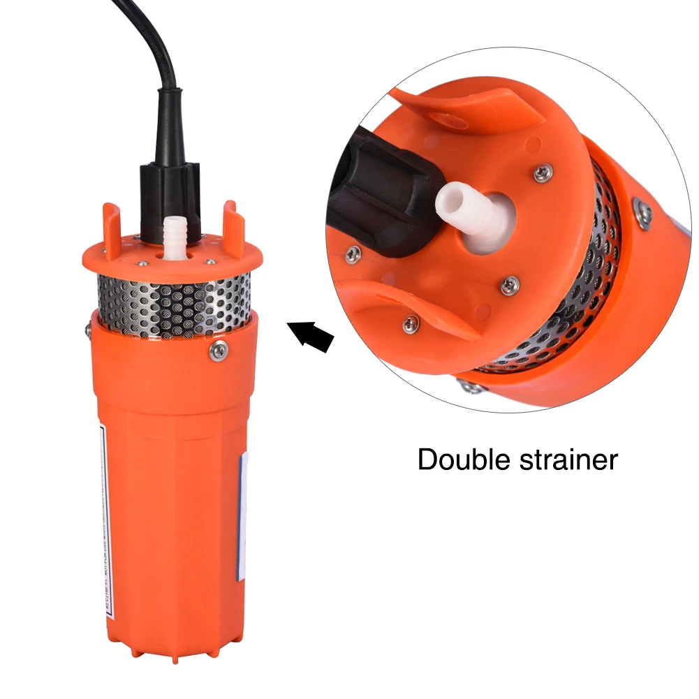 Водяной насос 1/2 дюйма 12 В постоянного тока погружной с питанием от солнечной