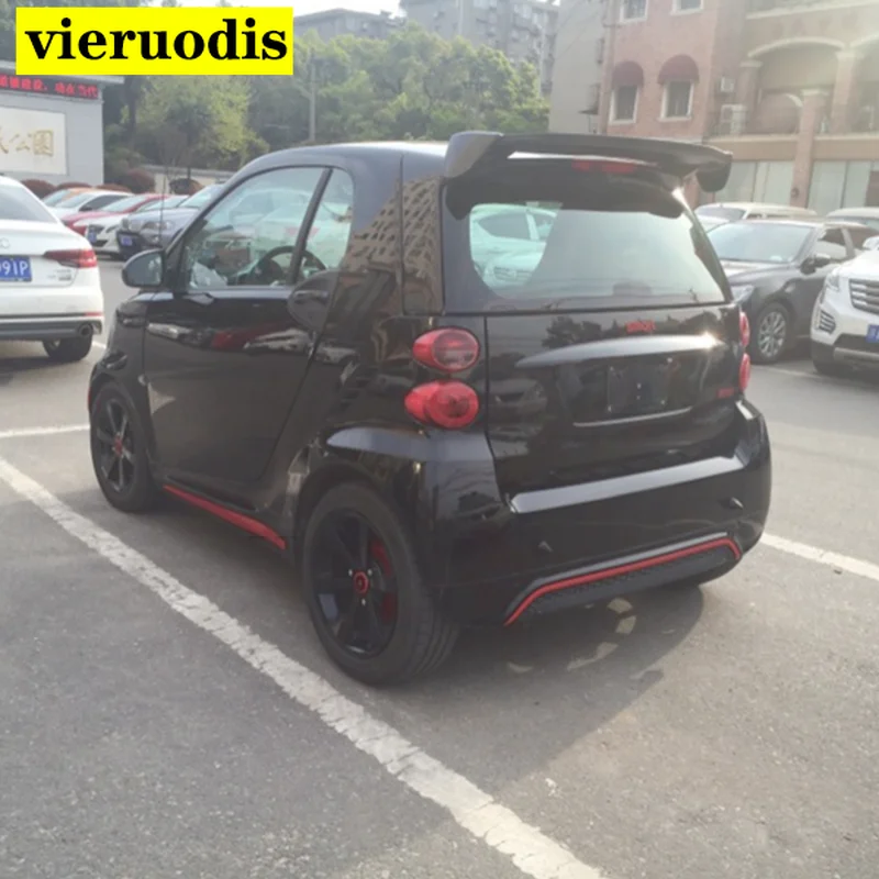 

Неокрашенный задний спойлер для крыла багажника из АБС-пластика для Mercedes-Benz Smart Fortwo Foufour 451 453 спойлер 2009-2019