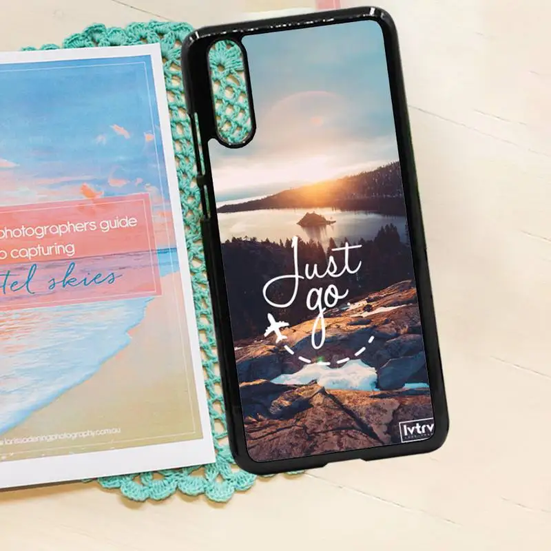 

Travel mountain road landscape Phone Case PC for iPhone 11 12 pro XS MAX 8 7 6 6S Plus X 5S SE 2020 XR