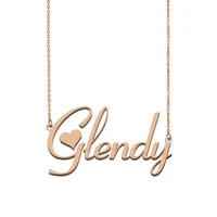 glendy name necklace custom name necklace for women girls best friends birthday wedding christmas mother days gift