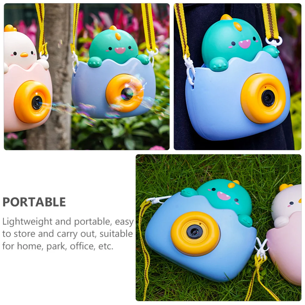 

1Pc Bubble Blower Animal Bubble Camera Bubble Without Battery
