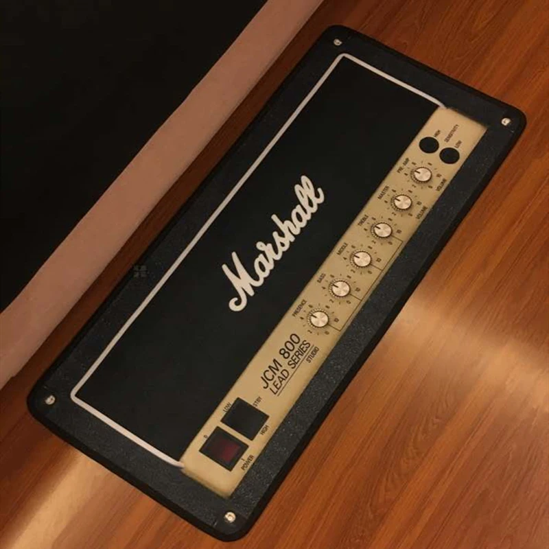 Marshall Guitar современный фланелевый ковер с принтом напольный для гостиной спальни