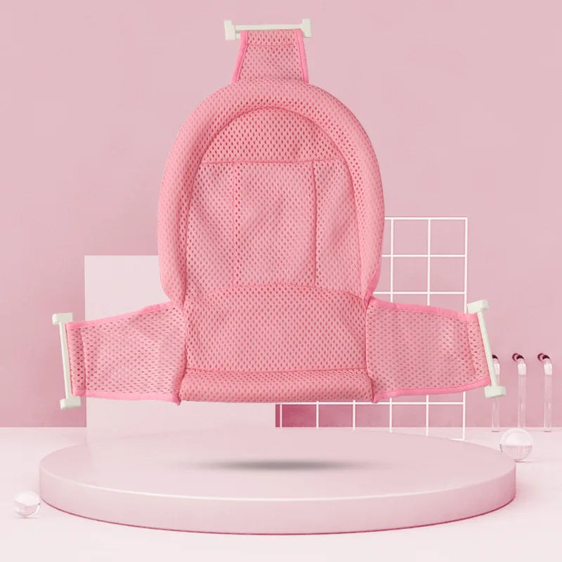 

2020 Baby Tub Pad Non-Slip Bathtub Seat Support Mat Newborn Safety Bath Support Cushion Foldable Soft Pillow Suspension Mat