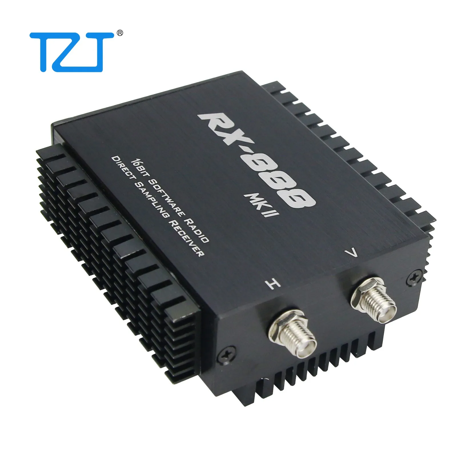 2021 RX-888 MKII SDR радиоприемник Ham LTC2208 16Bit ADC прямая выборка R828D RX888 Plus |