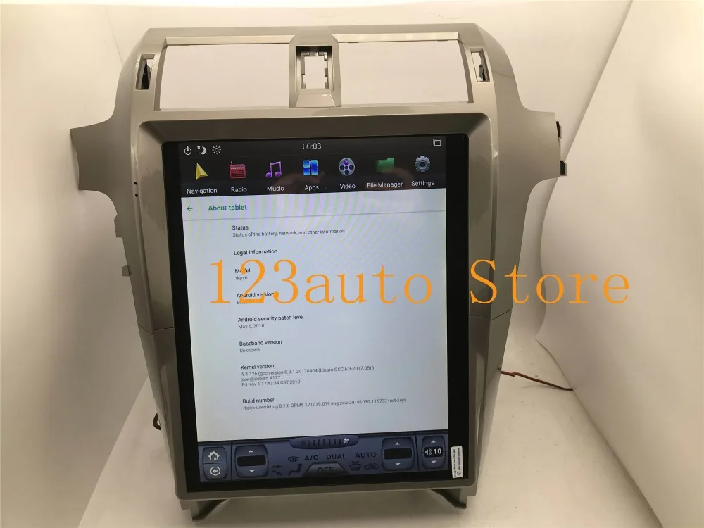 15 дюймов вертикальный экран Tesla стиль Android 8,1 автомобильный DVD gps навигатор плеер для lexus GX GX400 GX460 CARPLAY HDMI радио ips PX6