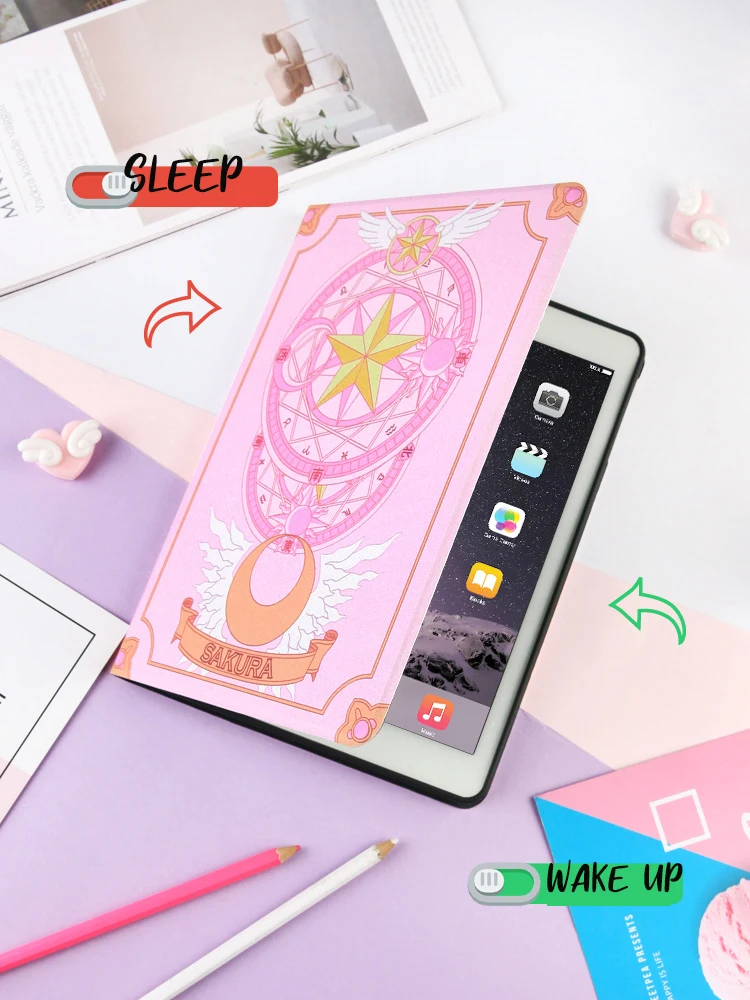 Синий мраморный мультяшный девушка оранжевый умный флип-кейс для планшета iPad 7-го поколения 10,2" 2019 года чехол для планшета 10,2" мягкая задняя панель автоматический сон.