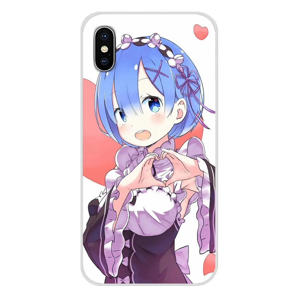 Аниме ReZERO ОЗУ Rem для htc один U11 U12 X9 M7 M8 A9 M9 M10 E9 Plus Desire 630 530 626 628 816 820 830 мягкая