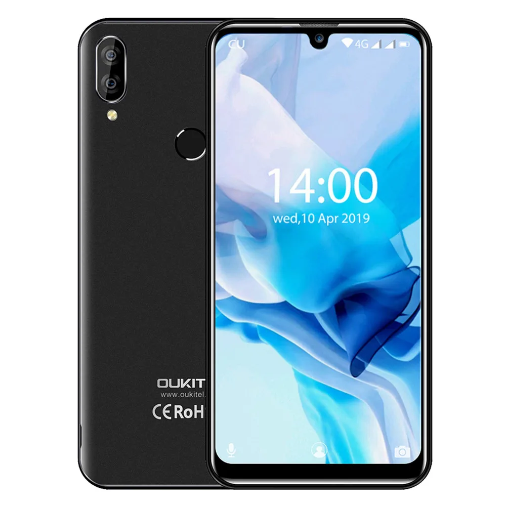 OUKITEL C16 PRO 5,71 ''HD+ большой экран 4G смартфон MT6761P четырехъядерный 3 ГБ 32 ГБ Android 9,0 Pie Face ID мобильный телефон