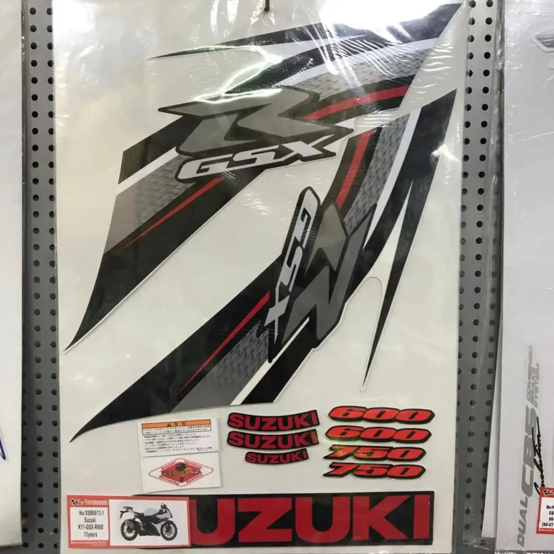 Мотоцикл весь наклейка на обтекатель наклейка для Suzuki GSXR600 GSXR750 K11 2011 2012 2013 3 м Стикеры GSXR 600 750, 11, 12, 13 лет