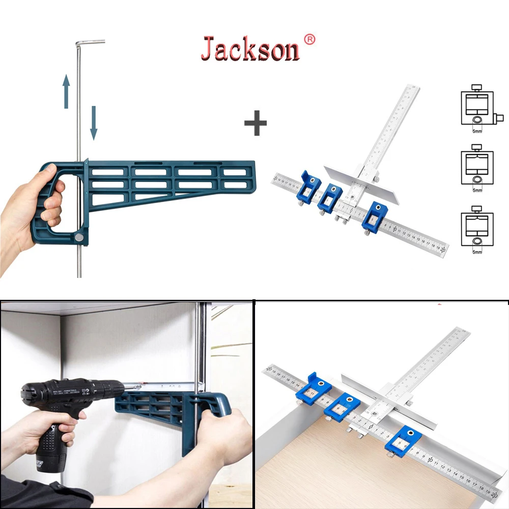 

Woodworking Universal Magnetic Drawer Slide Jig Set Mounting Tool For Cabinet Furniture Extension Cupboard Hardware Install Gui