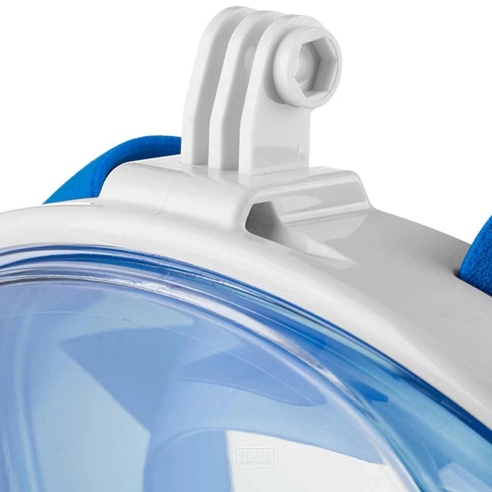 

Adult Full Face Swim Mask Double Tube Silicone Snorkeling Breathing Anti Fog Mask Underwater Professional Scuba Diving Equipment