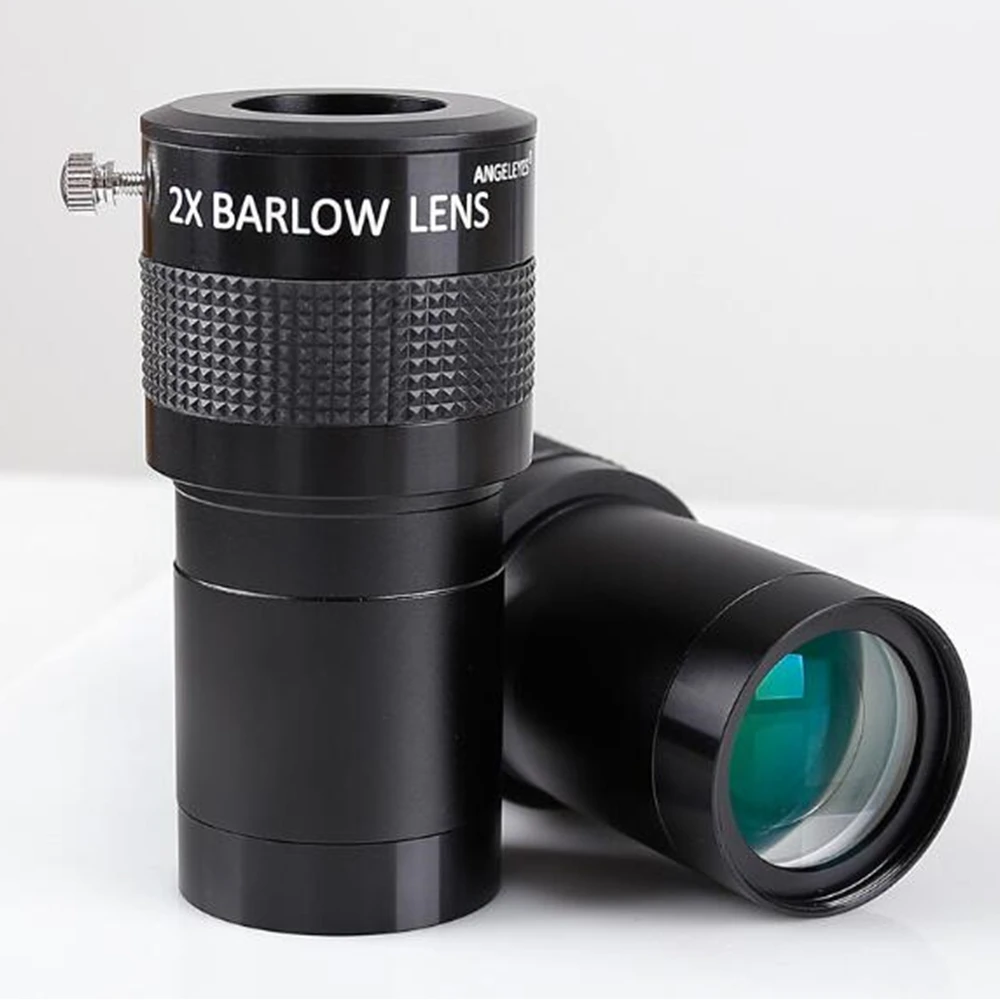 

Angeleyes Telescope Accessories 2 Inches M42 Metal 2X Extender 2X Barlow Lens Thread 2XBarlowLens