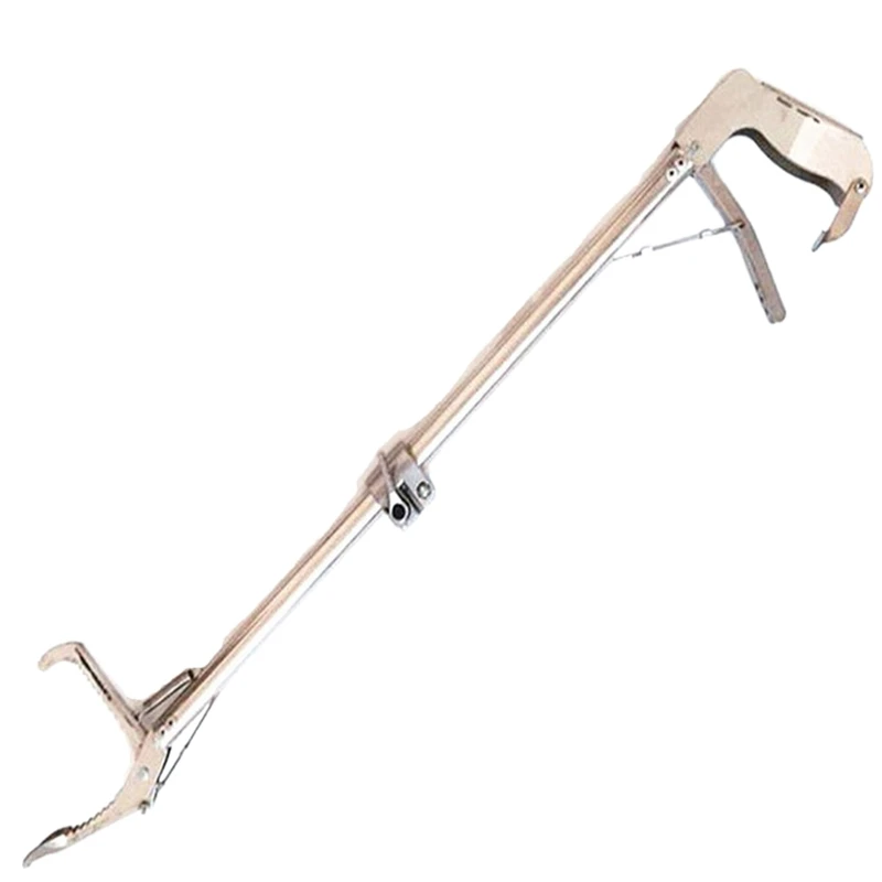 Collapsible Snake Tongs Reptile Catcher Stick Rattlesnake Grabber Pick-Up Handling Tool with Zigzag Wide Jaw
Collapsible Snake Tongs Reptile Catcher Stick Rattlesnake Grabber Pick-Up Handling Tool with Zigzag Wide Jaw