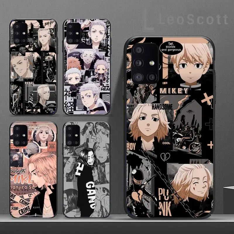 

Tokyo revengers Phone Case For Samsung A32 A51 A52 A71 A50 A12 A22 A41 A42 A21S S10 S20 S21 Plus Fe Ultra