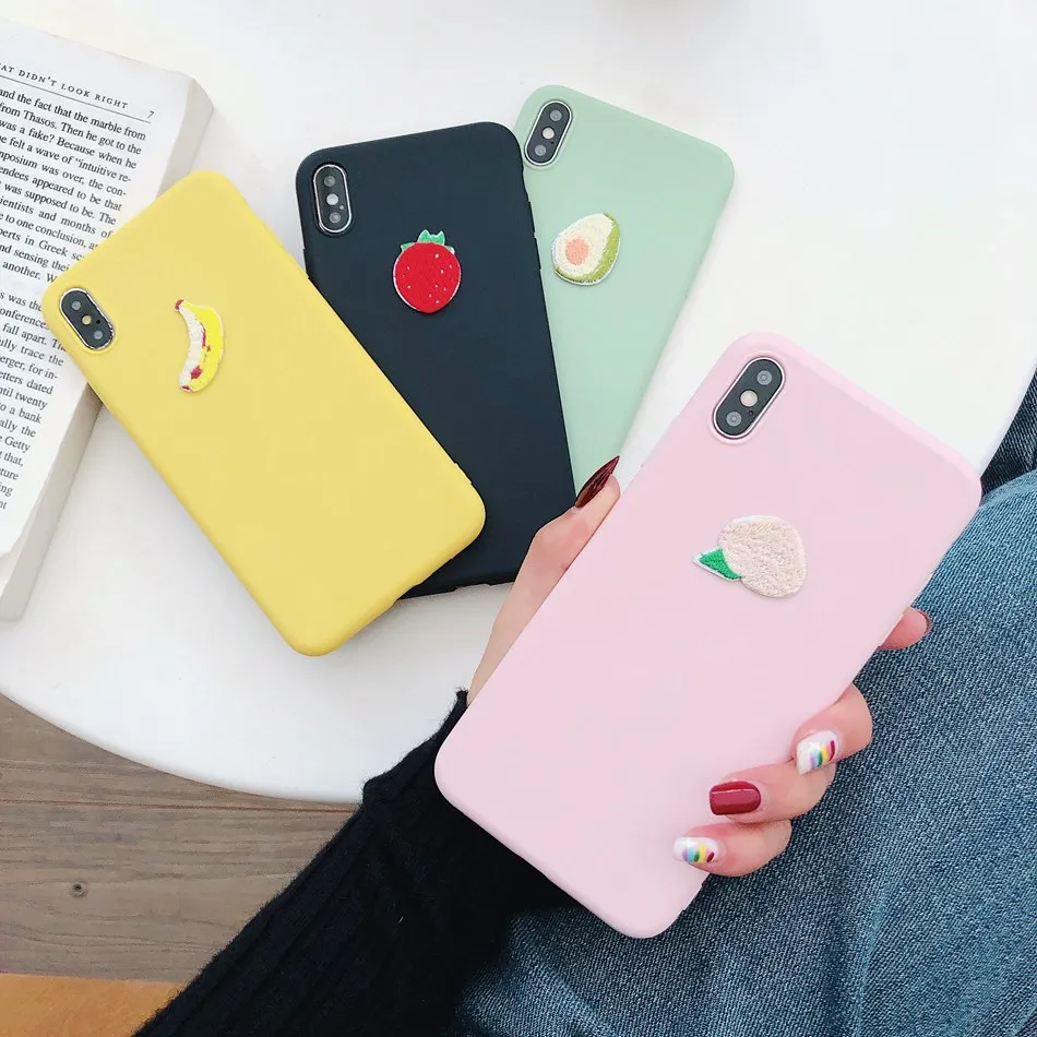 For OPPO F11 Pro R17 K1/R15X F9 F7 F5 Case 3D DIY Milk Coffee Cute Peach Avocado Cover A5/A3S A7 A9 A3 A1K Soft |