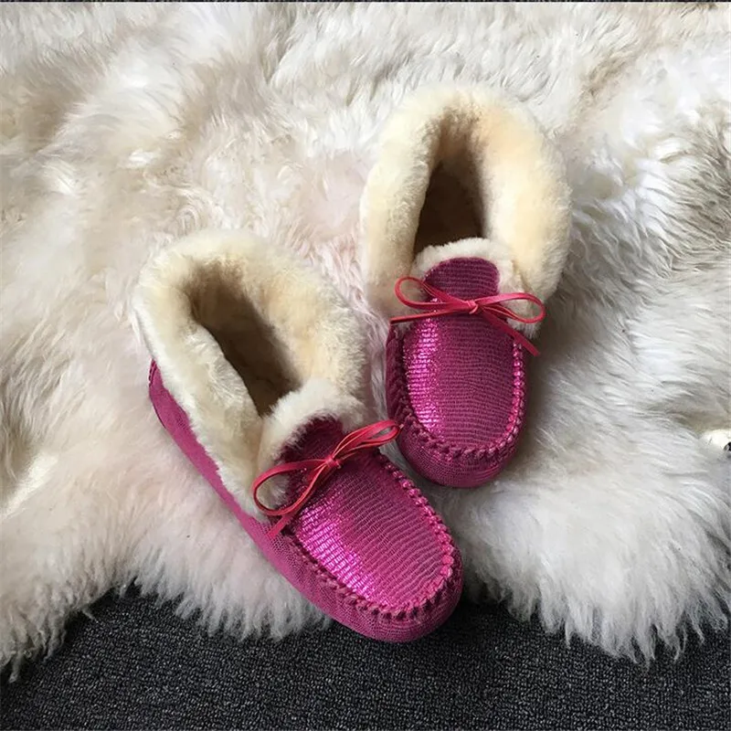 

Женские Теплые ботильоны из натуральной шерсти, на натуральном меху