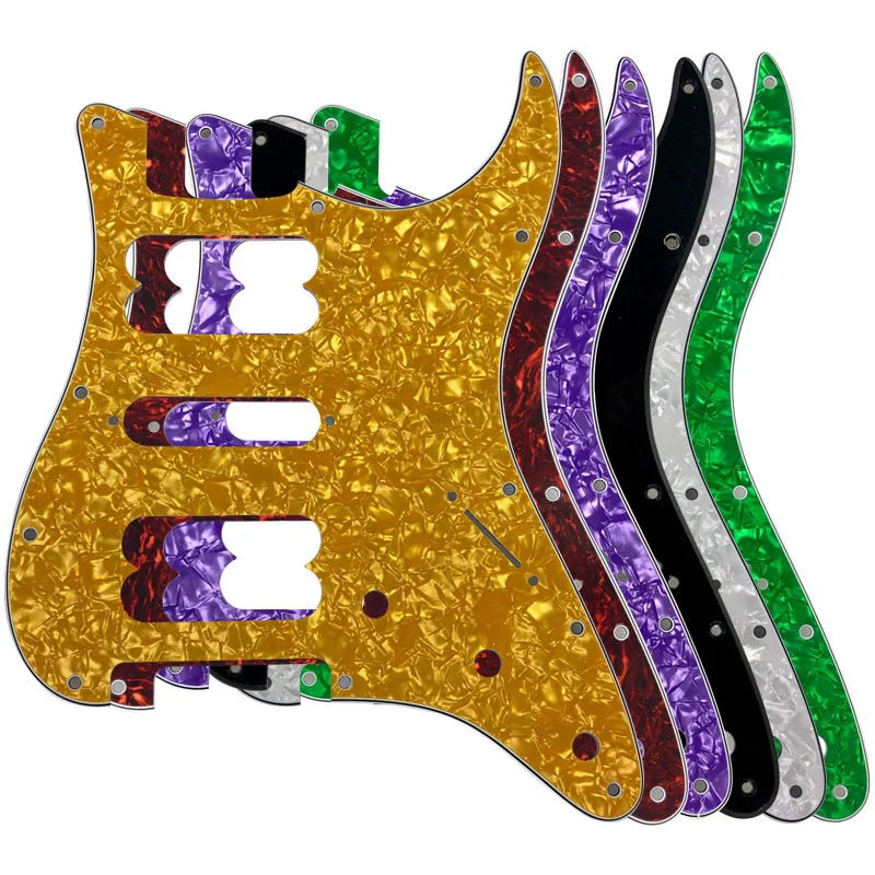Pleroo части гитары Pickguard 11 резьбовыми отверстиями для 72'Стандартный stratocaster St HSH