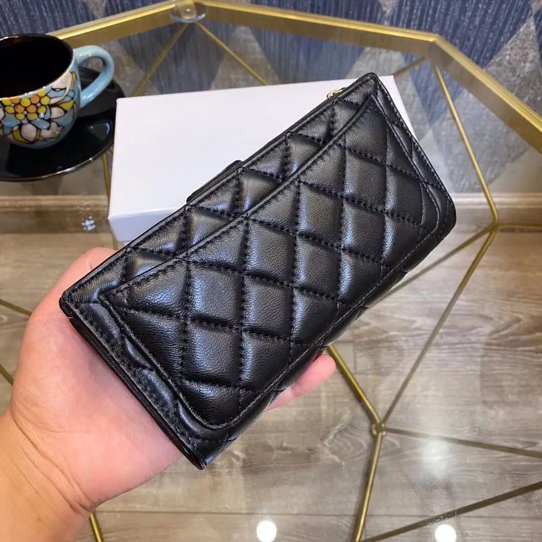 

Ladies Wallet Fashion Long Sheepskin Wallet Coin Purse Luxury Wallet 2021 Wallet Lady designer wallet