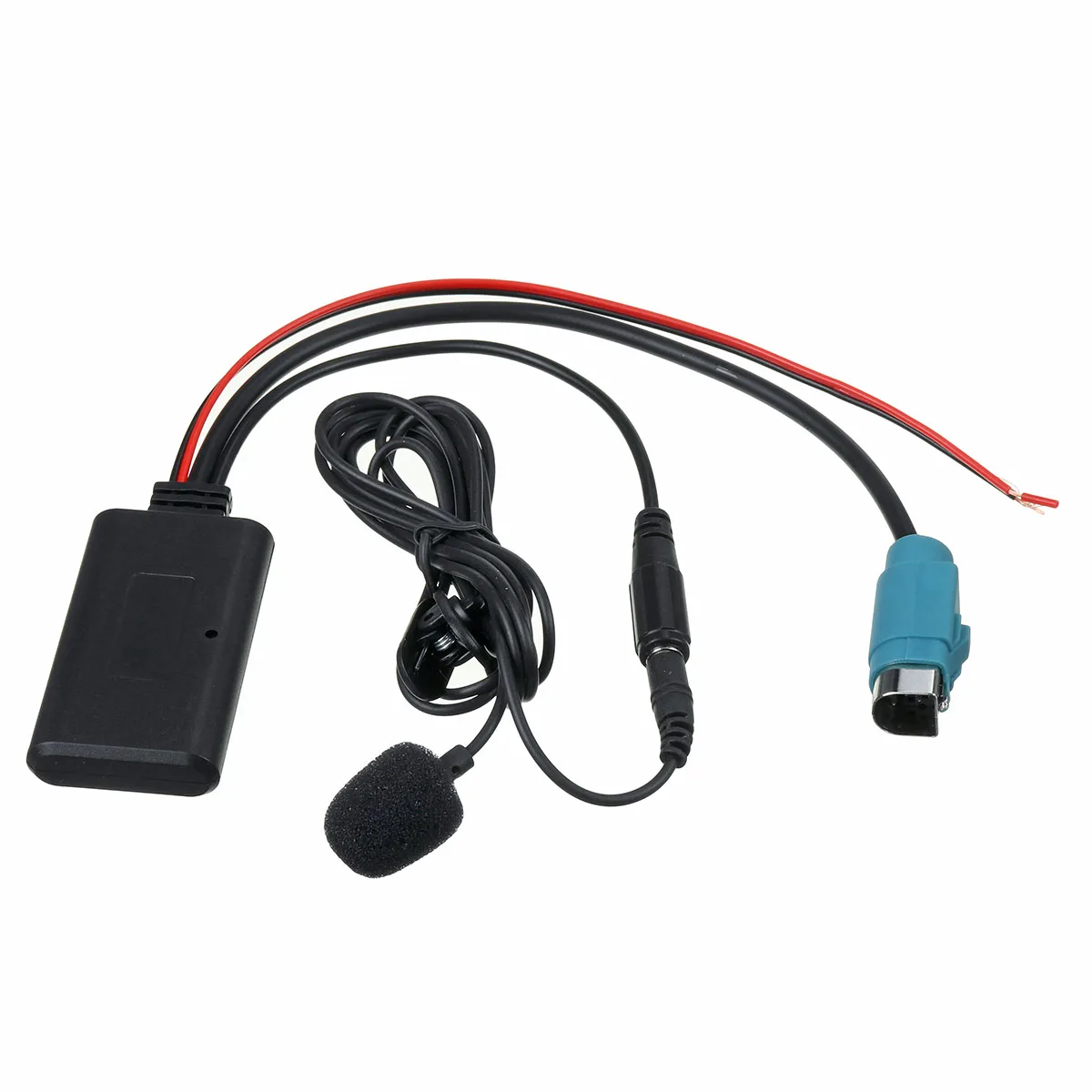 

bluetooth Aux Receiver Cable Adapter with mic for Hands-free Aux Audio Interface For Alpine CD Host KCE-236B 9870/9872