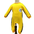 Костюм Брюса Ли На Хэллоуин KungFu1-3years, комбинезон для малышей, косплей