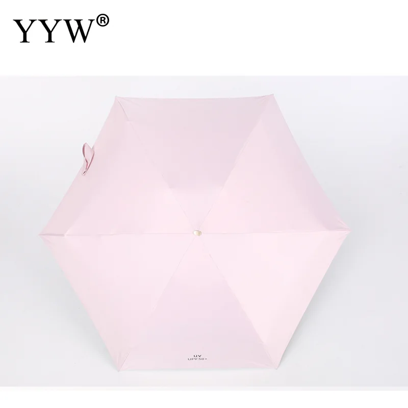 Складной мини-зонт для женщин и мужчин Портативный Карманный Зонт с защитой от