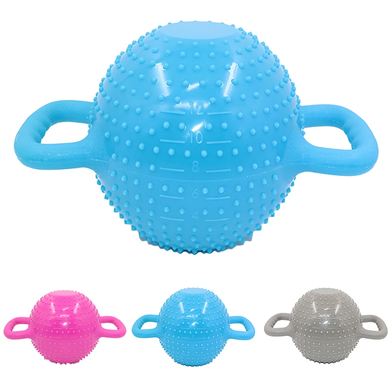 

Free Shipping Massage Kettle Bell Wear-resistant Women Pilates Massage Water Dumbbell Yoga Injection Kettle Bell Sport Equipment