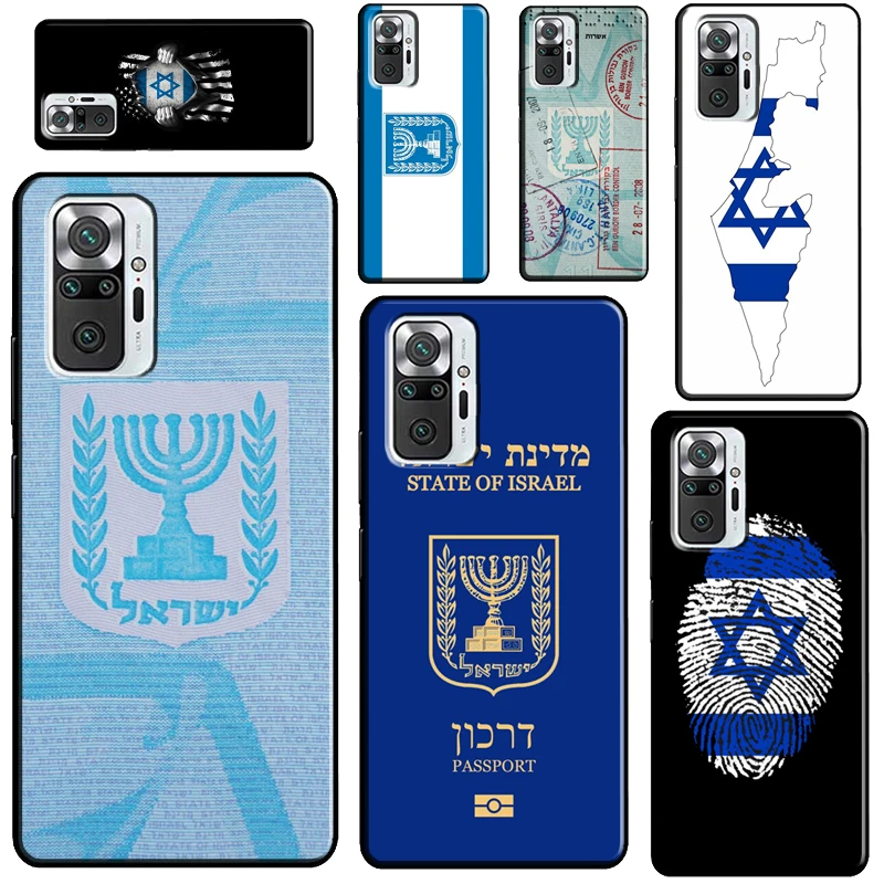

Мягкий чехол с паспортом Израиля для Xiaomi Redmi Note 11 10 8 9 Pro 9S 10S 11S, чехол для телефона Redmi 9 10 9C 9T