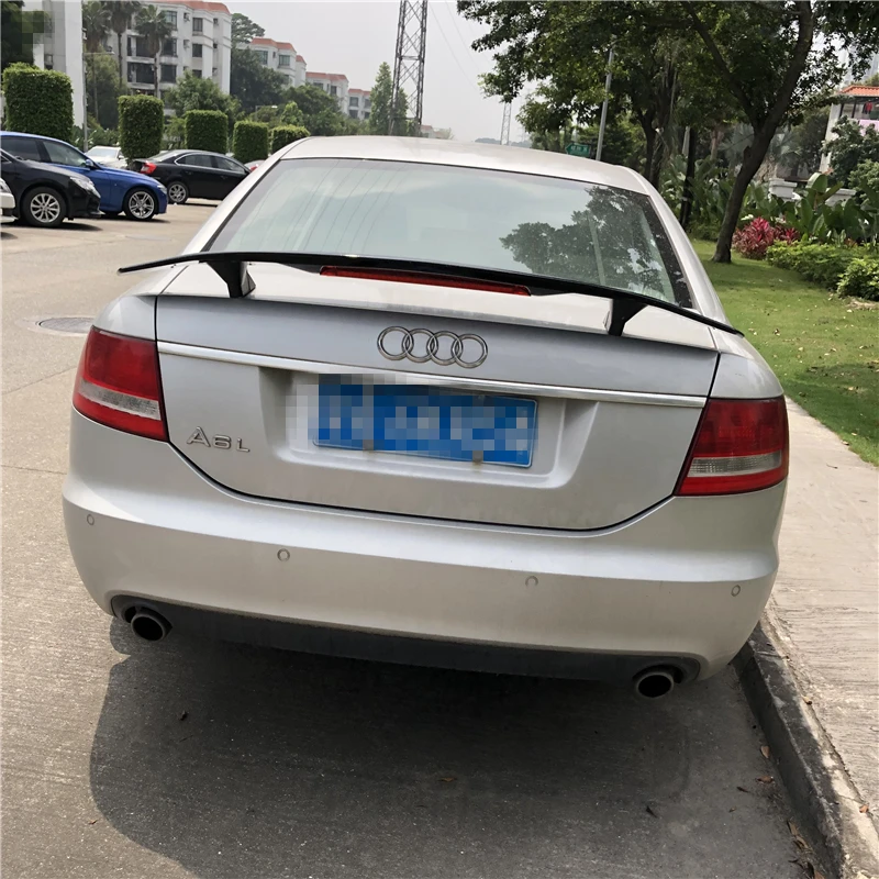 Спойлер для Audi A6 спортивный спойлер из АБС-материала заднего крыла автомобиля