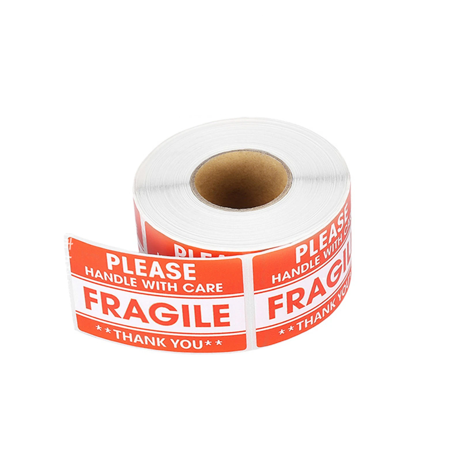 

500pcs Fragile Stickers, Please Be Careful To Handle Thank You Warning Labels For Decorative Goods, Self-adhesive Labels