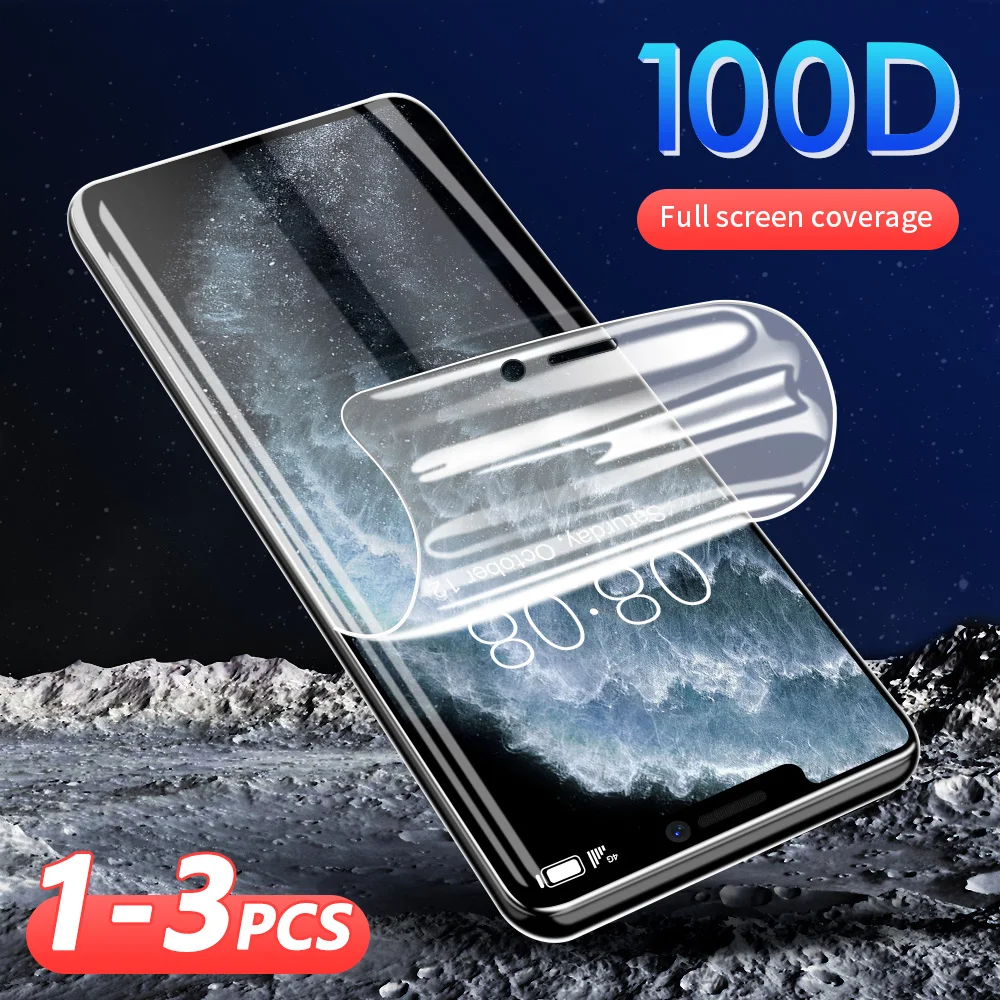 Гидрогелевая пленка 100D для iPhone X XR XS MAX 11 защита экрана HD iphone 6 6s 7 8 plus Pro Max защитная