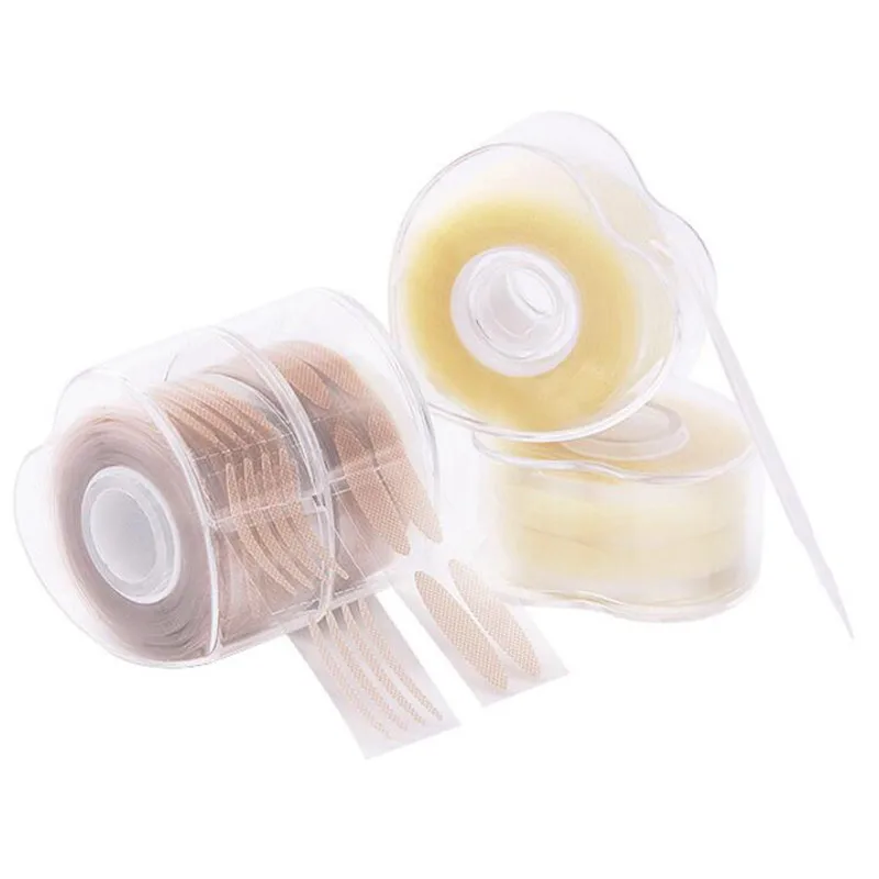 Невидимые наклейки для век 600 шт. кружевные полоски подтяжки глаз двойная лента