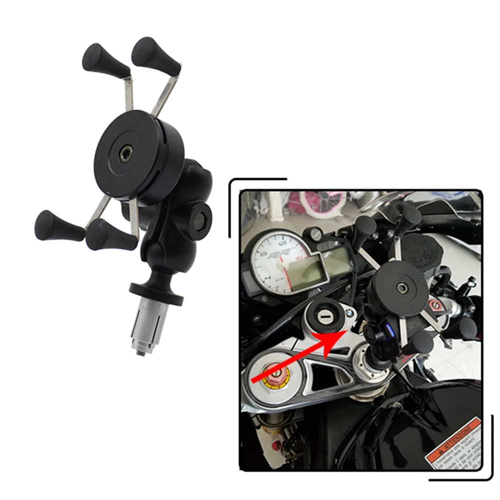 Держатель для телефона в вилке кронштейн мотоцикла навигационный Yamaha YZF R1 2002 2017 R6