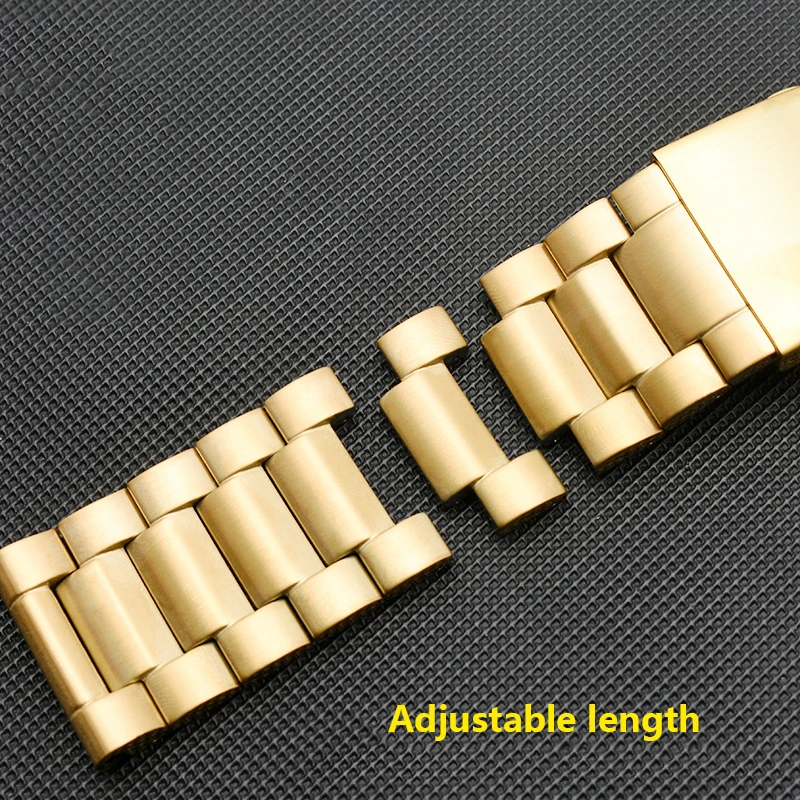 high quality stainless steel watchband for Diesel DZ7333 DZ4344 wrist strap men's large dial gold accessories 26 28mm bracelet
