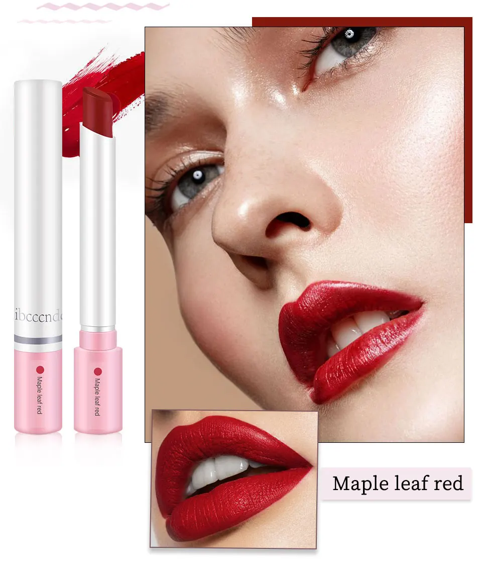 Cigarette Tube Lipstick Set 4 Colors Matte Long Lasting Waterproof Matt Lip Stick Nude Red Lips Makeup |