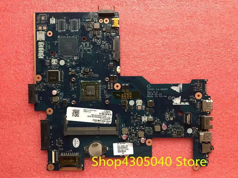 Для HP 15 G 255 G3 материнская плата для ноутбука LA A996P 764267 001 501 601 100% функции AMD E1