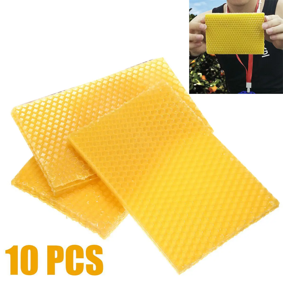10 шт. Пчеловодство Мед гребень основа воск рамки мед улья Оборудование Набор